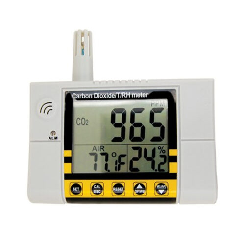 Medidor digital de pared de temperatura, humedad y CE Spectrum