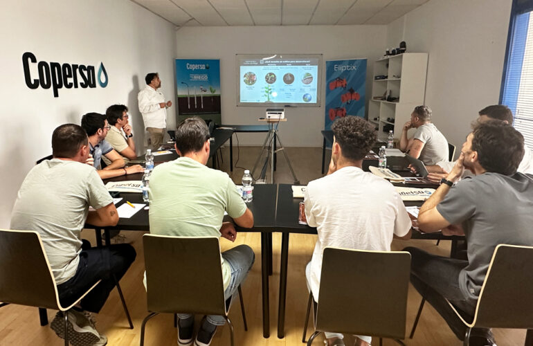 Formaciones gratuitas en riego agrícola - Cursos técnicos gratuitos en riego para agricultura - Copersa